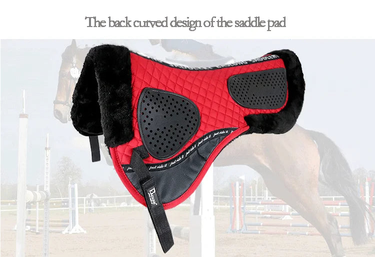 Equestrian Balance Pad Silicone Anti-slip Mat Shock Absorbing Saddle Anti-hit Back Comfortable And Soft