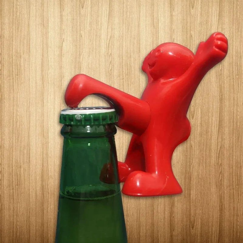 Red Creative Villain Wine Opener