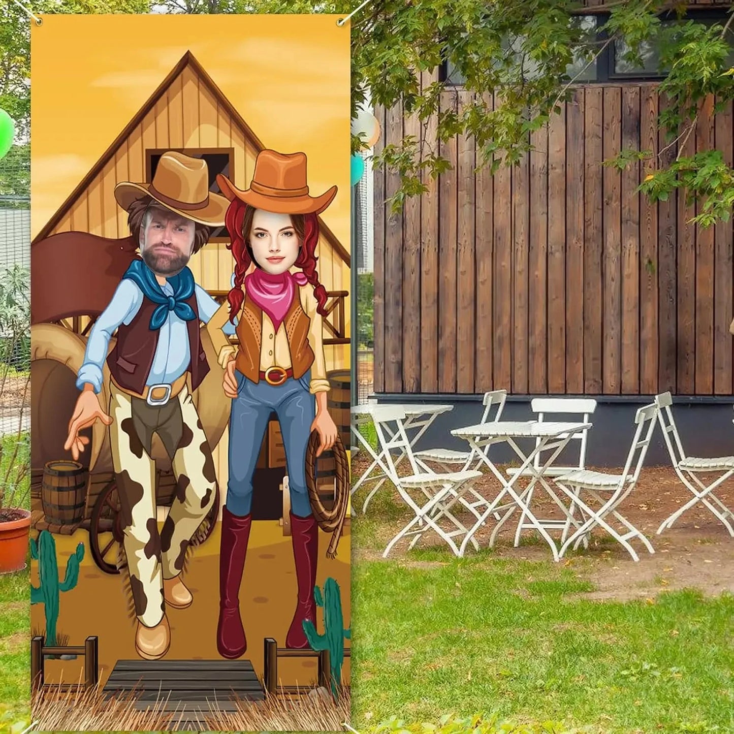 Little Britches Cowboy/Cowgirl Party Photo Backdrops
