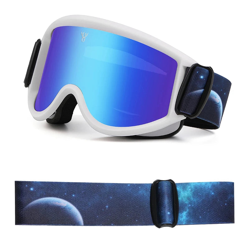 Skiing Goggles Windproof Cycling Motorcycle Goggles Winter Anti-Fog Snowboard Ski Glasses Ski Mask Tactical Goggle Sunglasses