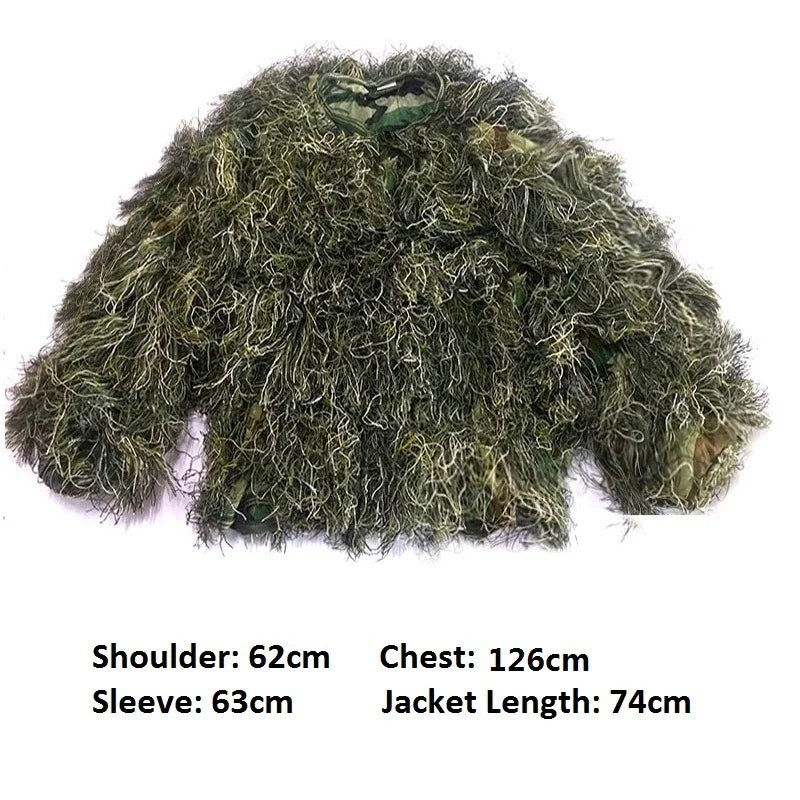 5pcs/set Camouflage Ghillie Suit Yowie Sniper