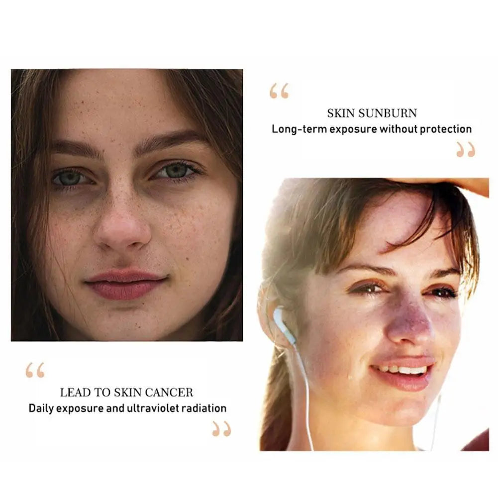 50g Collagen Snail Sunscreen Cream Protector Facial Solar Sun Block Spf 50 Gel Lotion