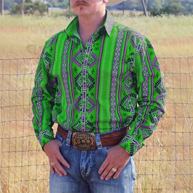 Mad Brahma Long Sleeve Rodeo Shirts