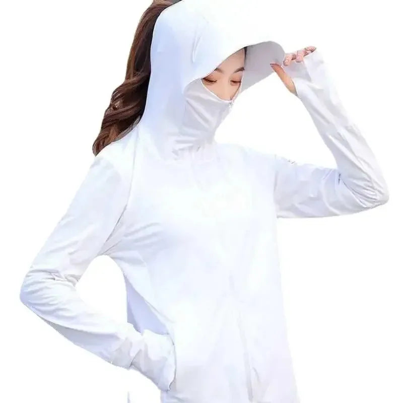 Women's Jacket with Hood UV Protection