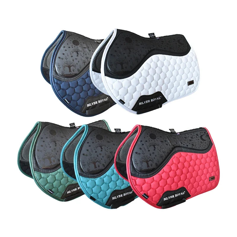 Silicone sweat drawer saddle pad balance pad