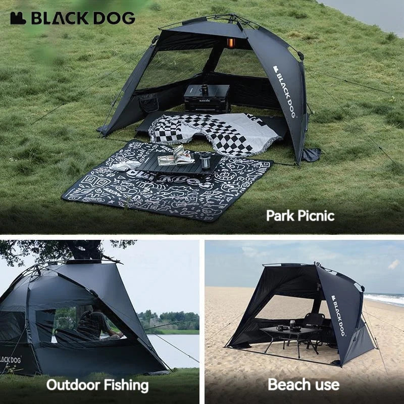 Naturehike BLACKDOG 150D Waterproof Automatic Beach Shell Sun Protection