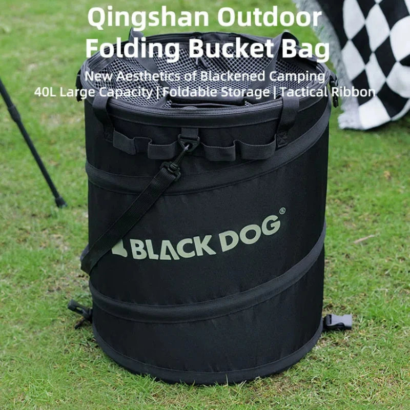 Blackdog Outdoor Camping Bucket Bag Portable Easy Folding Large Capacity Multi-functional Sundry Gear Storage Bag