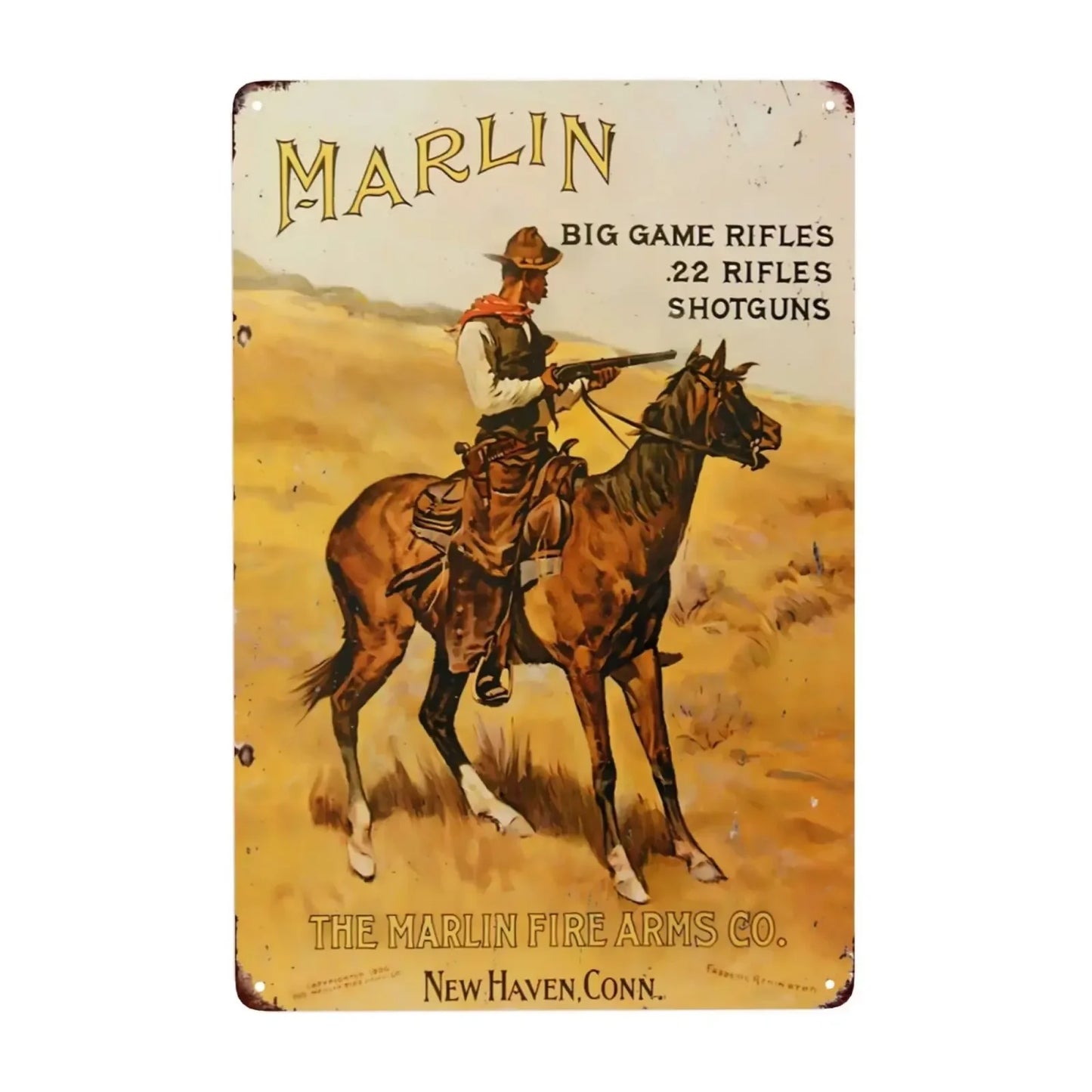 Cowboy Tin Signs House/Stables/Bar