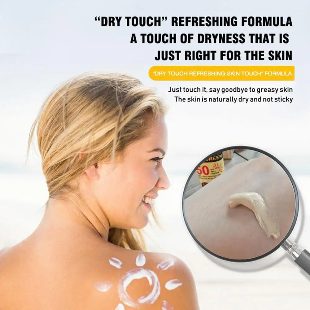 50g Collagen Snail Sunscreen Cream Protector Facial Solar Sun Block Spf 50 Gel Lotion