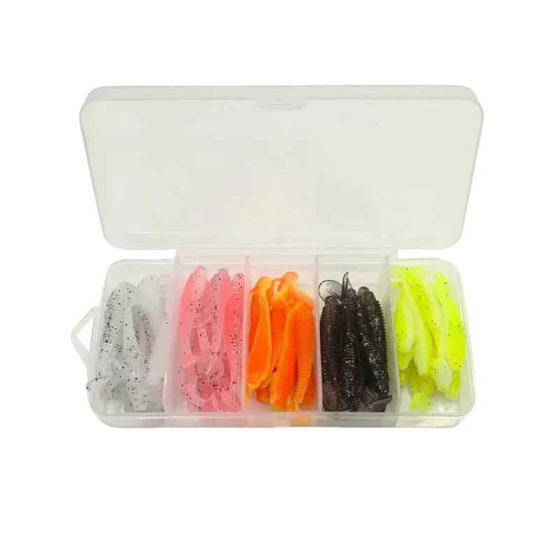 50 pieces Soft Plastics Barra/Bass/Flathead