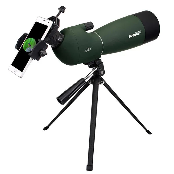 SVBONY 50/60/70/80 Spotting Scope Zoom Telescope Powerful  Waterproof Long Range PORRO Prism for Shooting camping equipment