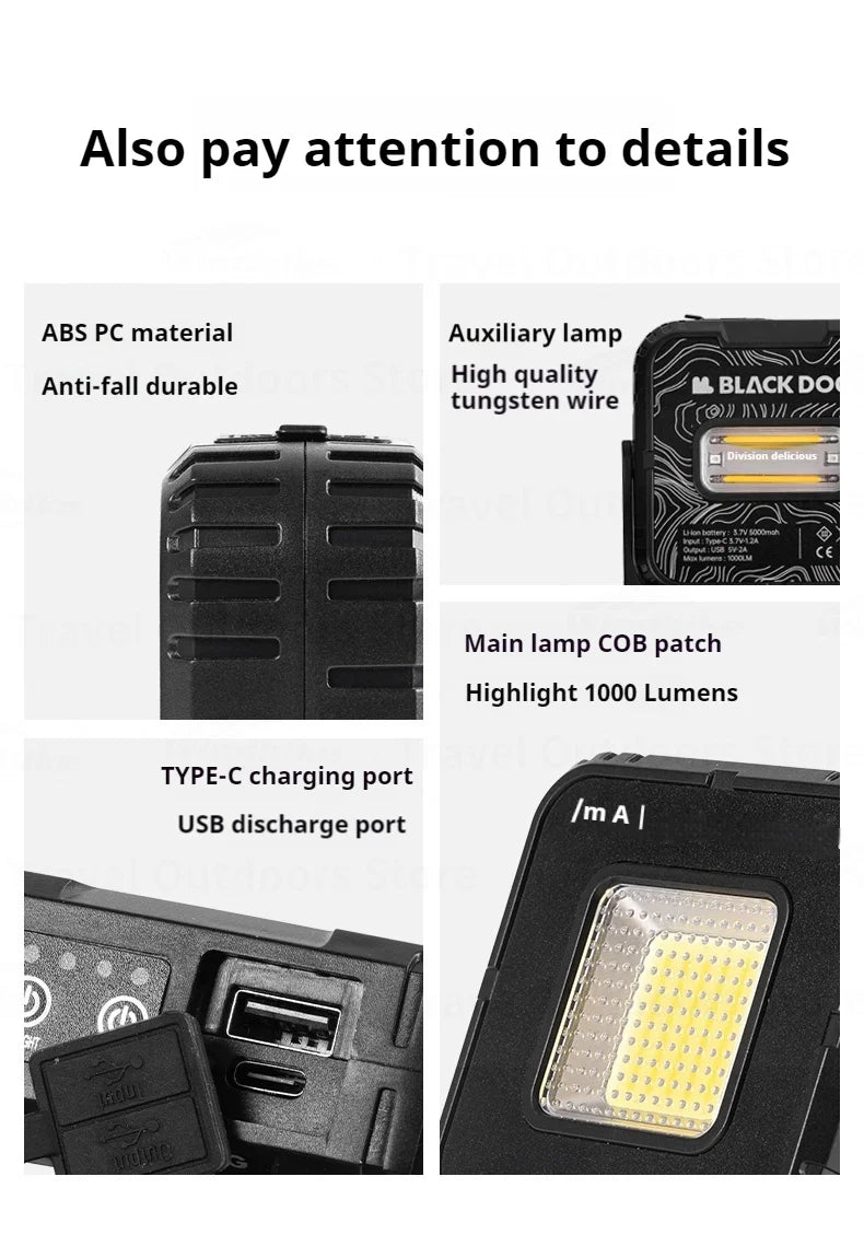 Naturehike BLACKDOG Camping Light Rechargeable IPX5