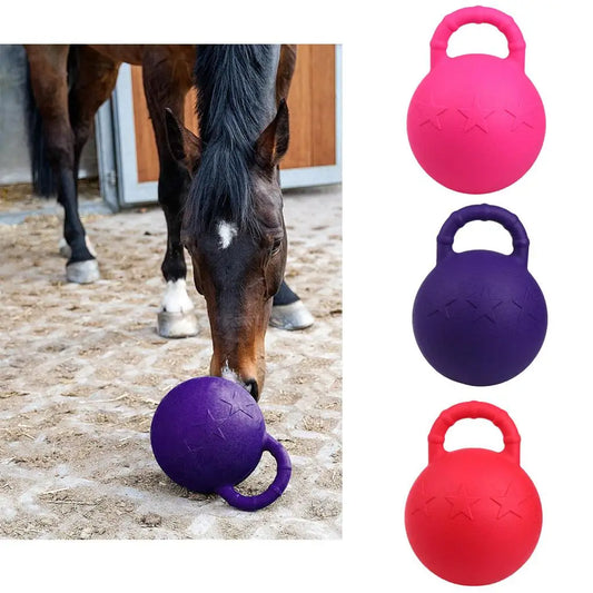 Heavy Duty Horse Chew Ball Rubber Equine Solid Game Ball 25/28cm