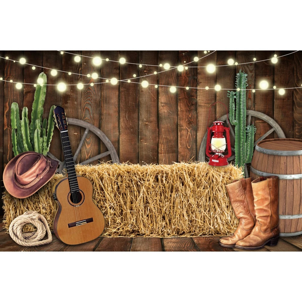 Western Cowboy Party Backdrops