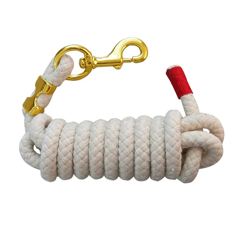 Horse Training Lead Rope 14MM to 15MM With Brass Snap Hook