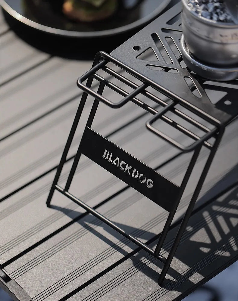 Blackdog Iron Camping Shelf Portable Outdoor BBQ Picnic Hanging Rack Multi-scene Use Outdoor