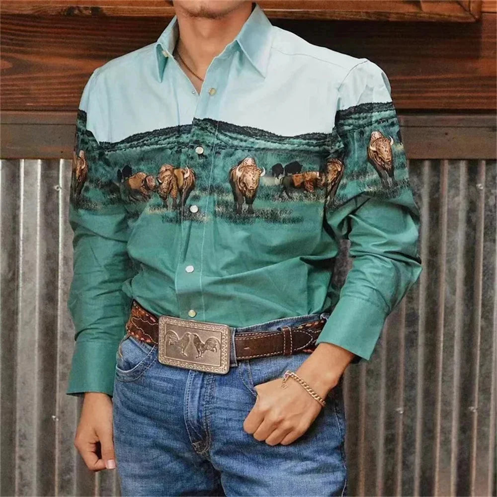 Totem Long Sleeve Cowboy Shirts