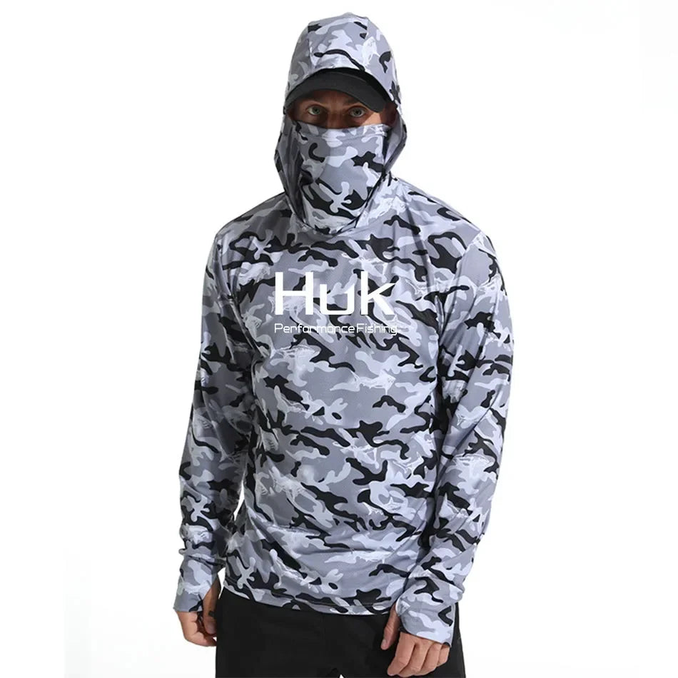 HUK Hooded Fishing Shirts