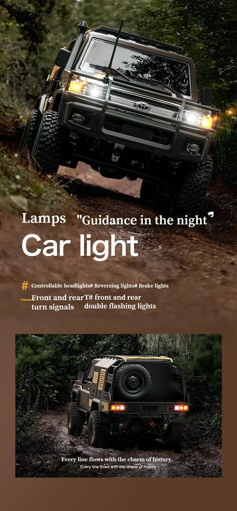 MN82S MN82 Pro Remote Controlled Climbing Off-road Vehicle 1:12 Full scale 4WD For Toyota LC79 Simulation RC Model Toy Rc Car