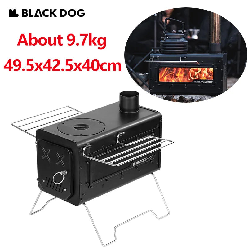 Naturehike BLACKDOG Wood Stove SUS 430 Stainless Steel