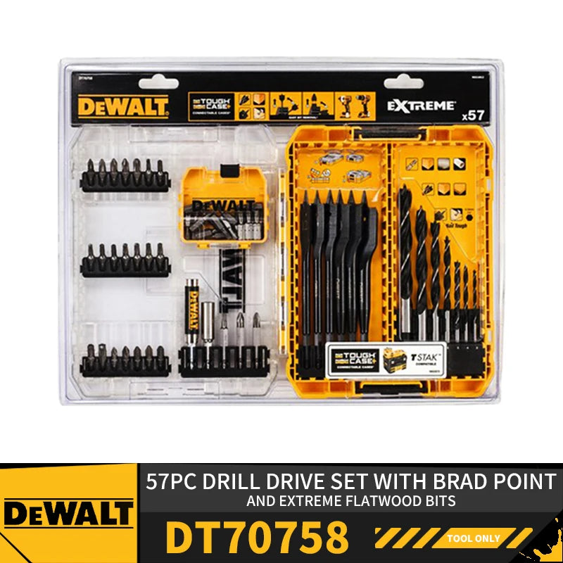 DEWALT Electric Screwdriver Bits Set Drill Head DW2700 DT71511 DT70518 DW1361 DT70730T DT70735 DT70758 DWANGFT100SET Tools Part