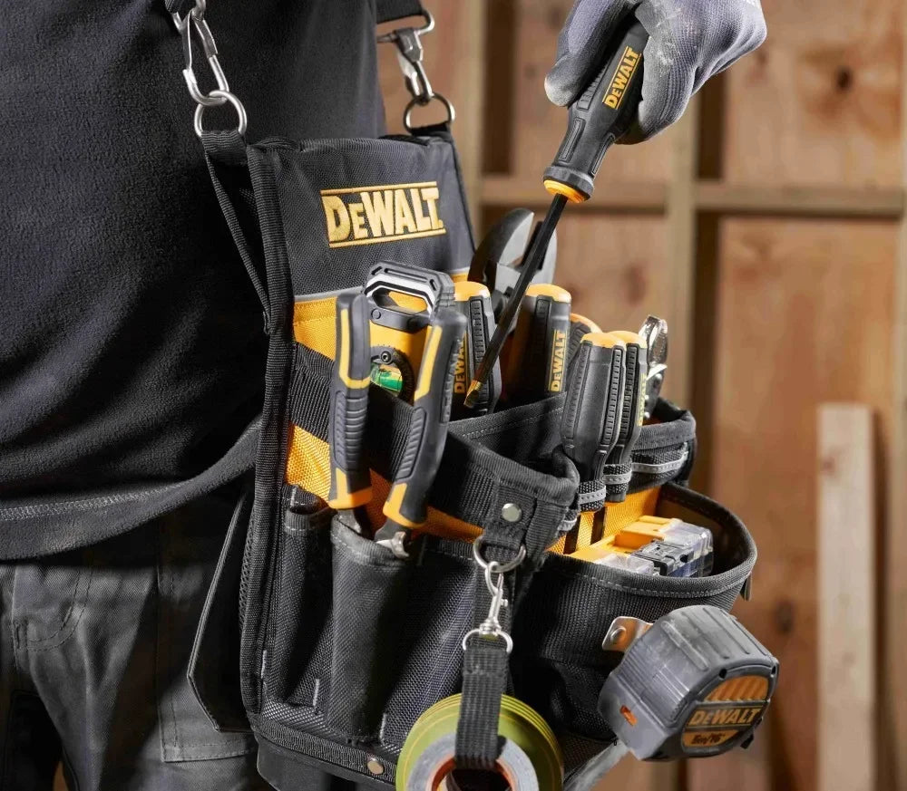DEWALT DWST83541-1-23  Large Tool Bag Organiser TSTAK Compatible Waterproof Moisture-proof Strong Durable Hard Bottom Tool Pouch