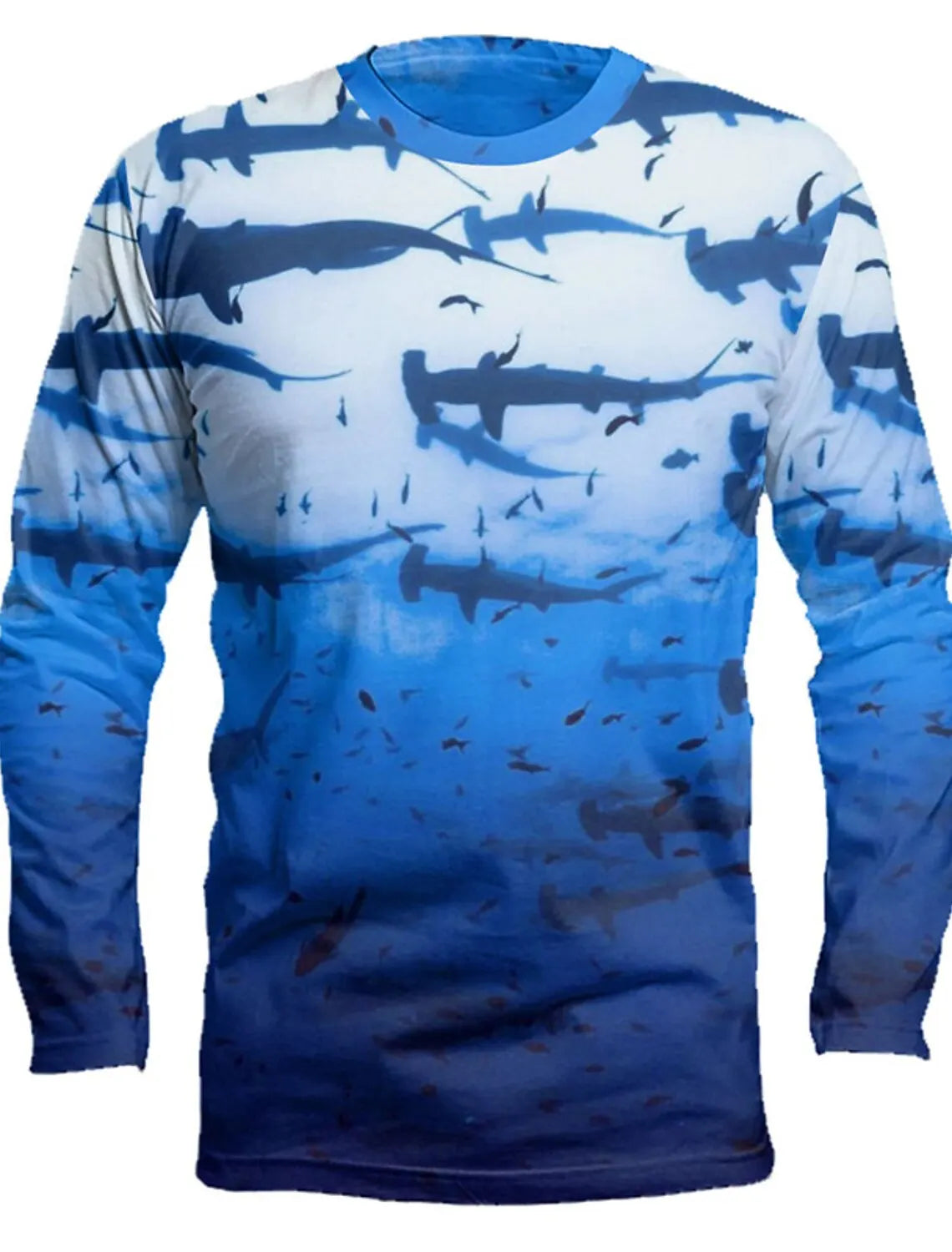 Men's Fishing Shirt Outdoor Long Sleeve UV Protection Breathable Quick Dry Lightweight Sweat Wicking Top Summer Spring Fishing