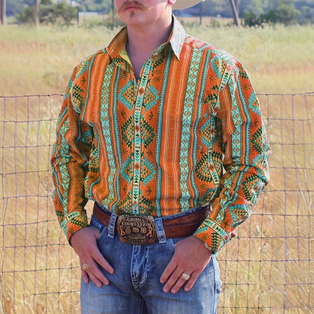 Mad Brahma Long Sleeve Rodeo Shirts