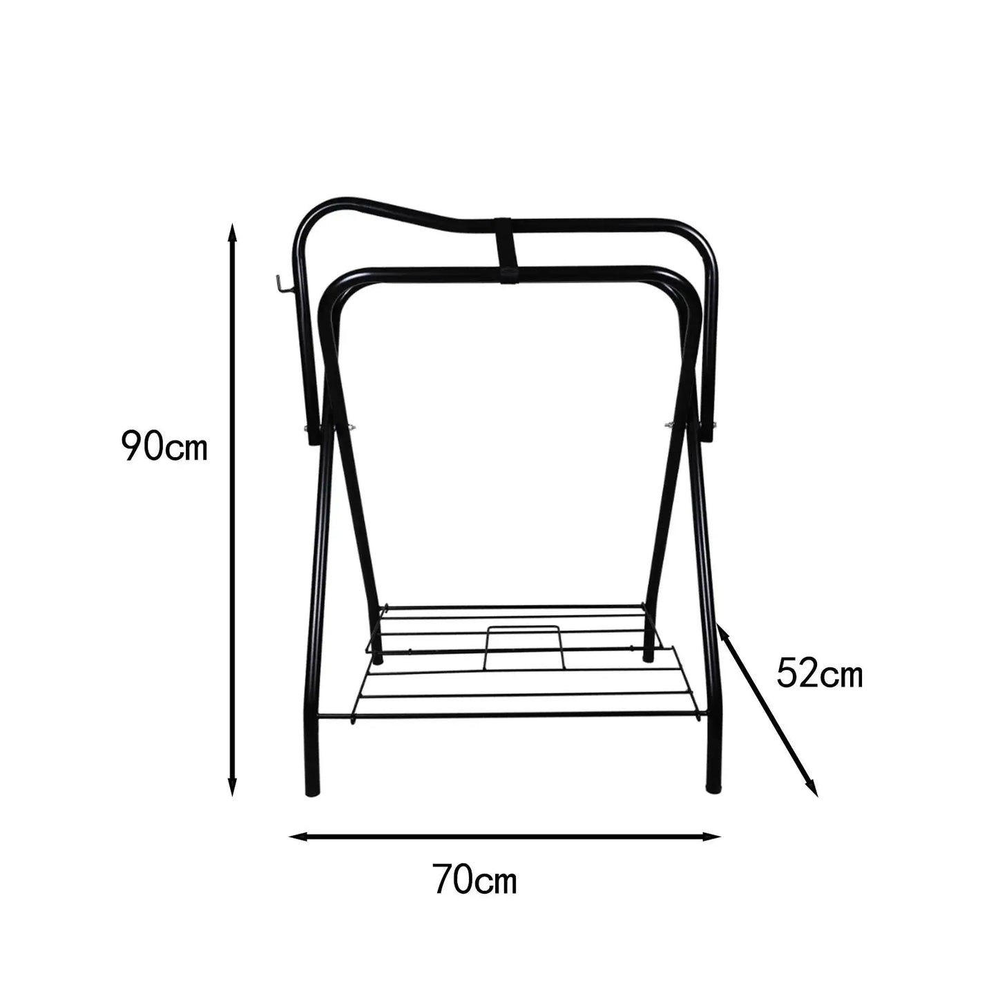 Portable Steel Saddle Rack