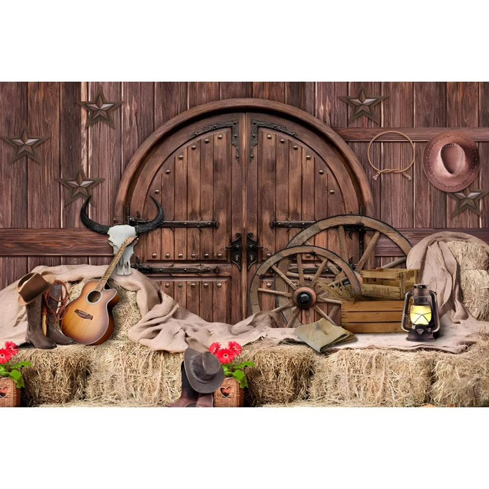 Western Cowboy Party Backdrops