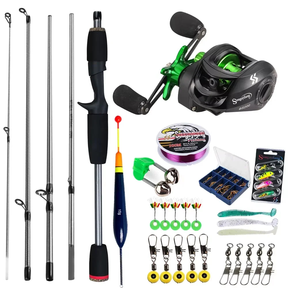 Sougayilang Baitcasting Fishing Rod and Reel Combos