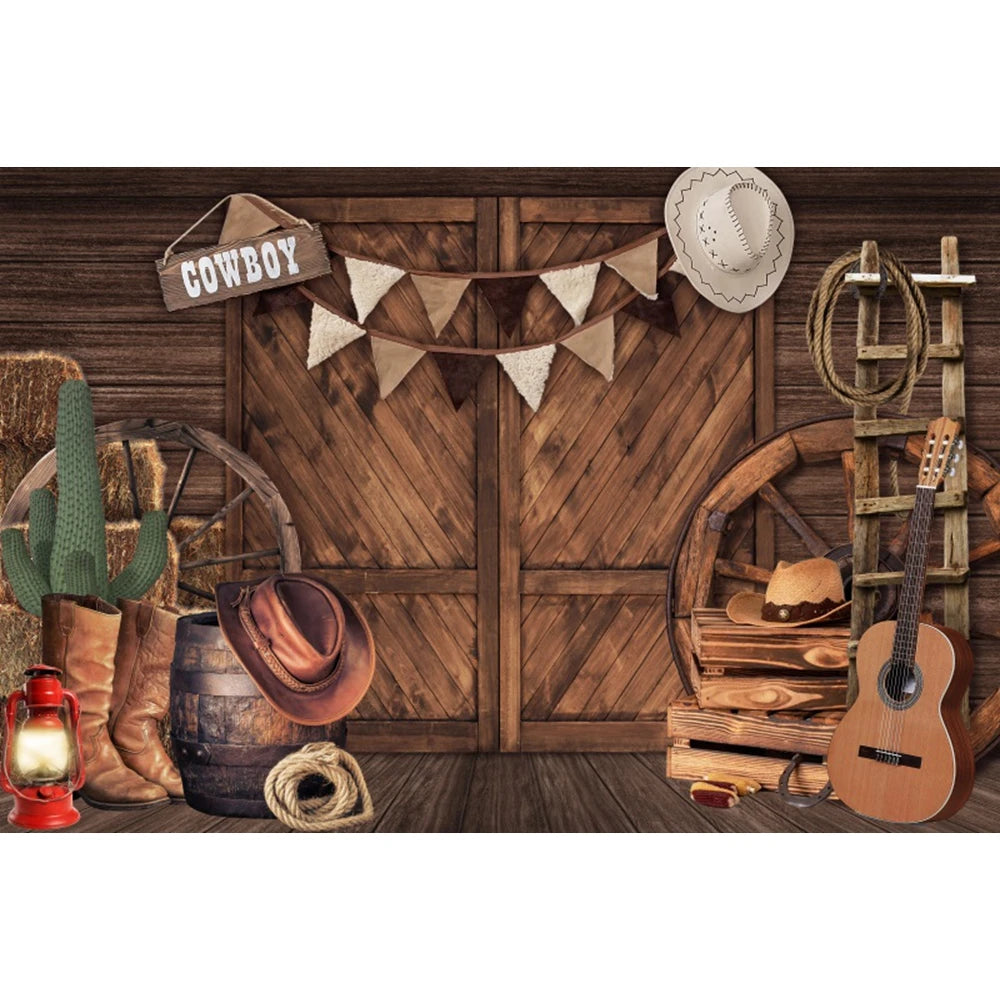 Western Cowboy Party Backdrops