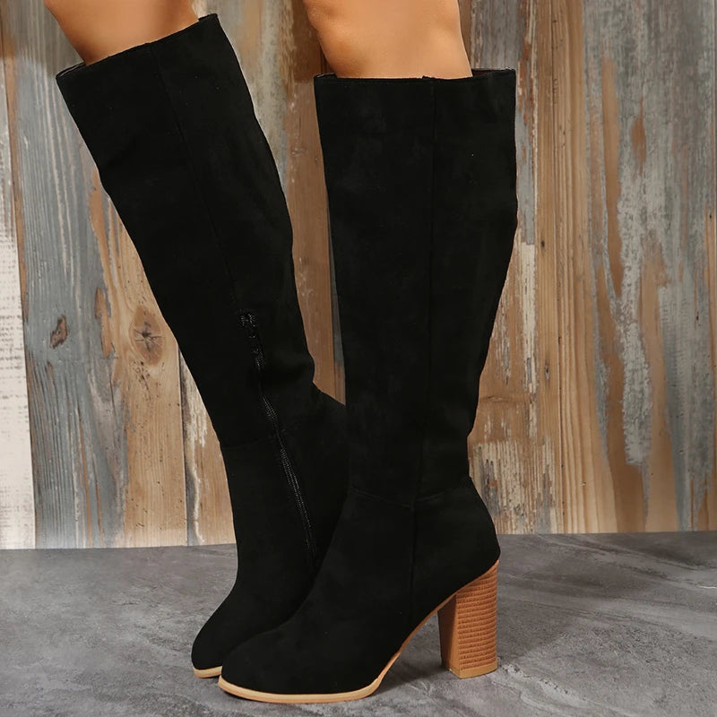 Ladies Knee High Dress/Formal High Heeled Boots