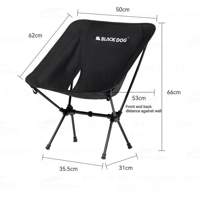 Naturehike BLACKDOG Lightweight Moon Chair Aluminum Double Single Fishing Director Chair Portable