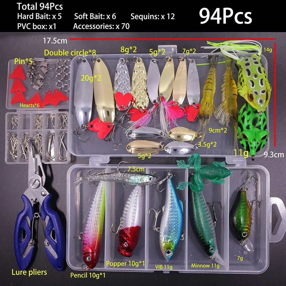 Mutli-packs Crankbaits/Soft plastics/Metal Spoons