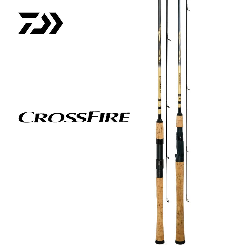 DAIWA CROSSFIRE Aliminum Carbon Spinning/Casting Fishing Rod 1.84M - 2.49M