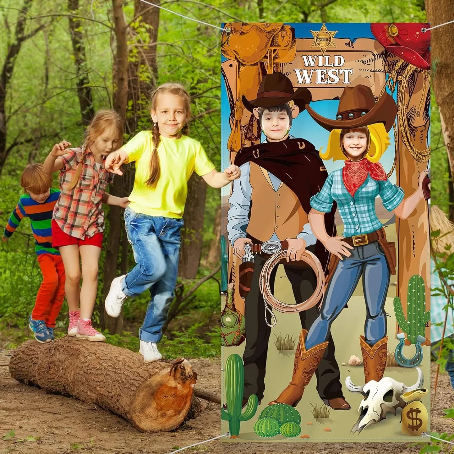 Little Britches Cowboy/Cowgirl Party Photo Backdrops