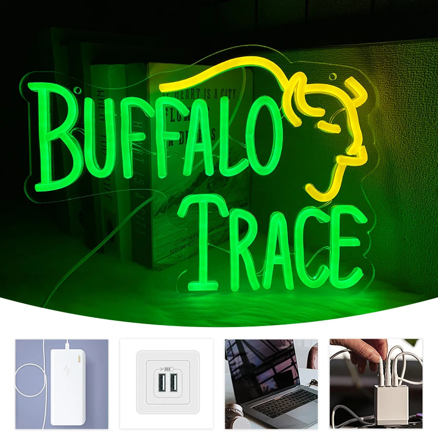 Buffalo Trace Neon Sign