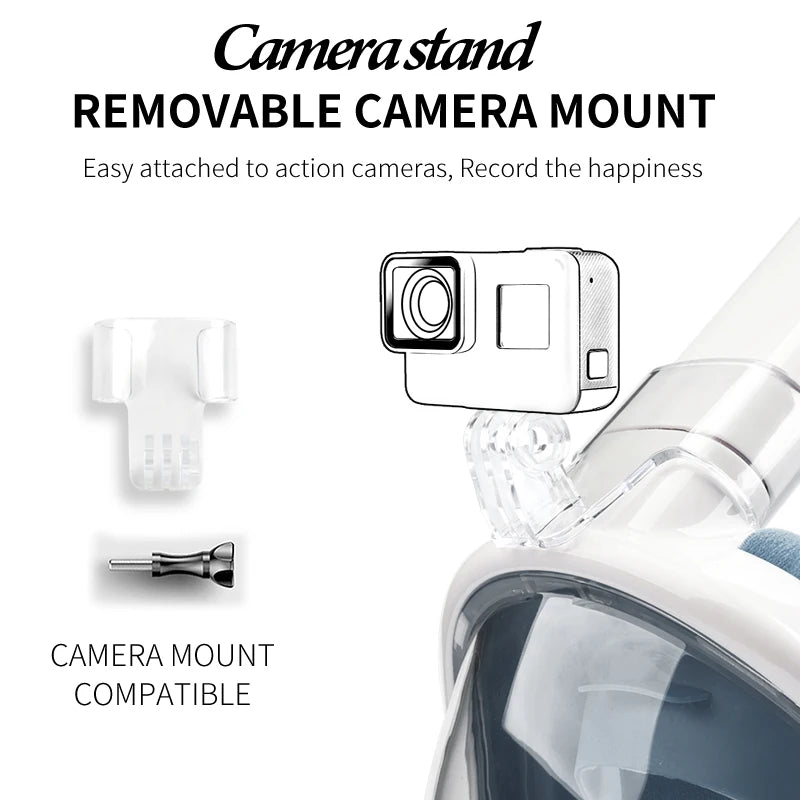 Anti-fog Dual Air Flow Snorkeling Mask