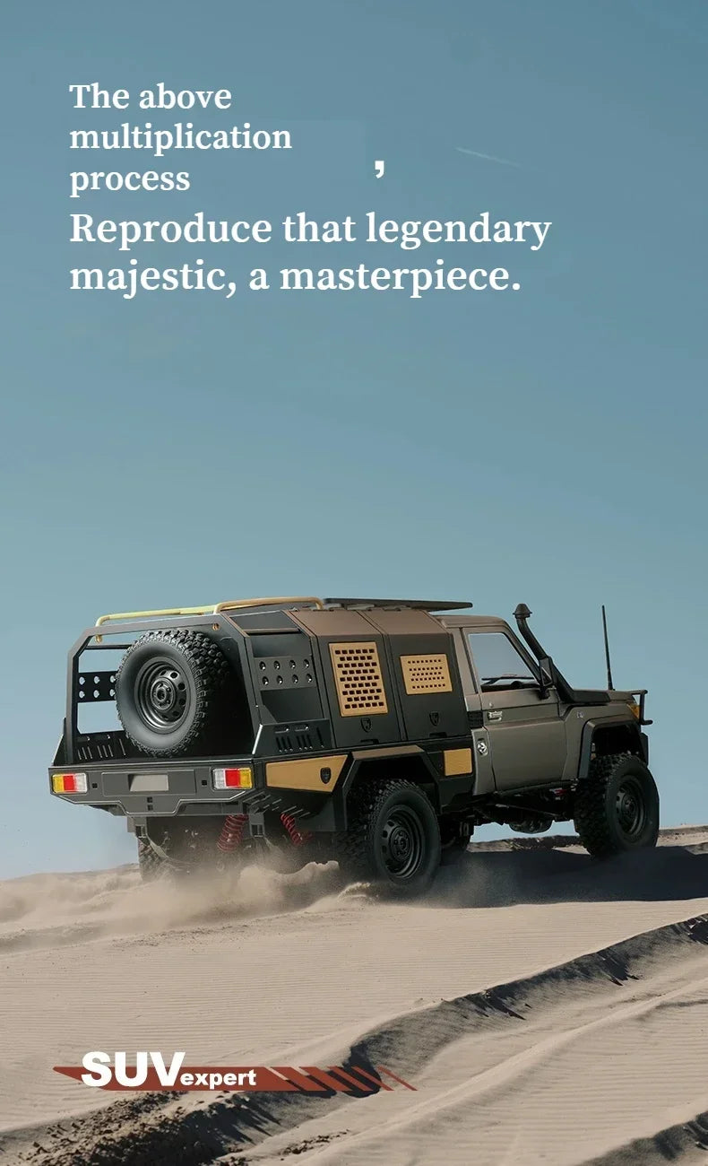 MN82S MN82 Pro Remote Controlled Climbing Off-road Vehicle 1:12 Full scale 4WD For Toyota LC79 Simulation RC Model Toy Rc Car