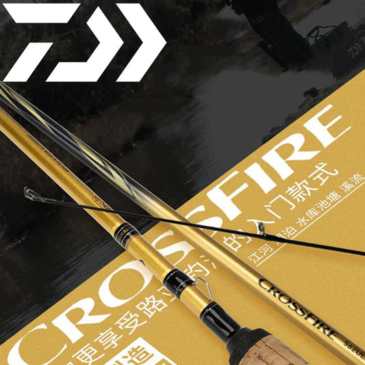 DAIWA CROSSFIRE Aliminum Carbon Spinning/Casting Fishing Rod 1.84M - 2.49M