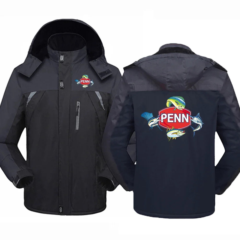 Penn hooded windbreaker jacket