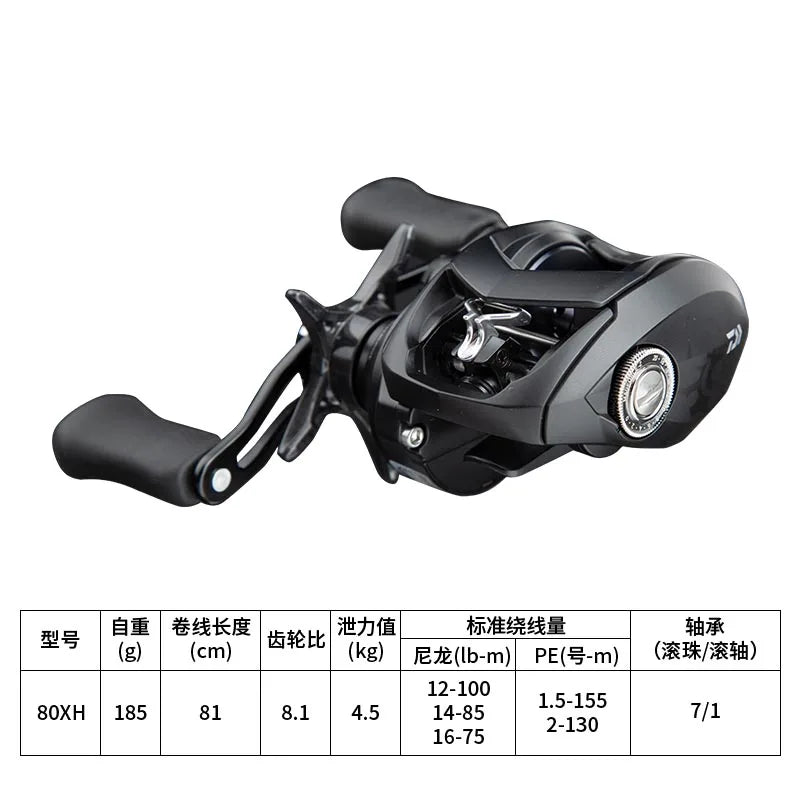 DAIWA TATULA TW80 Fishing Reel Baitcaster
