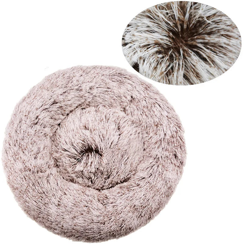 40-90cm Round Pet Bed for Large Dog Bed Super Soft Cat Bed