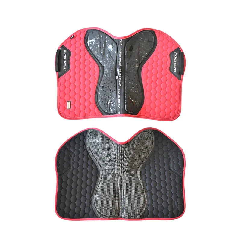 Silicone sweat drawer saddle pad balance pad