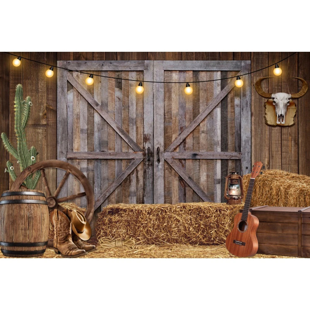 Western Cowboy Party Backdrops