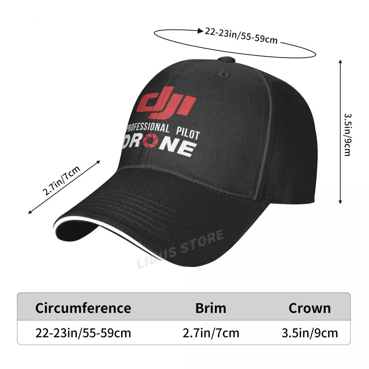 DJI Professional Drone Pilot Cap