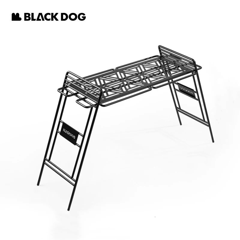 Blackdog Iron Camping Shelf Portable Outdoor BBQ Picnic Hanging Rack Multi-scene Use Outdoor