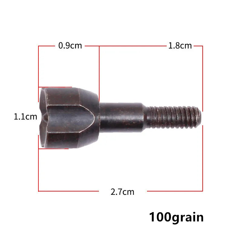 6/12/24pcs 100 Grain Broadheads Target Points Tips Disintegrator Arrow Head Hunting Arrows Hammer For Recurve Compound Bow