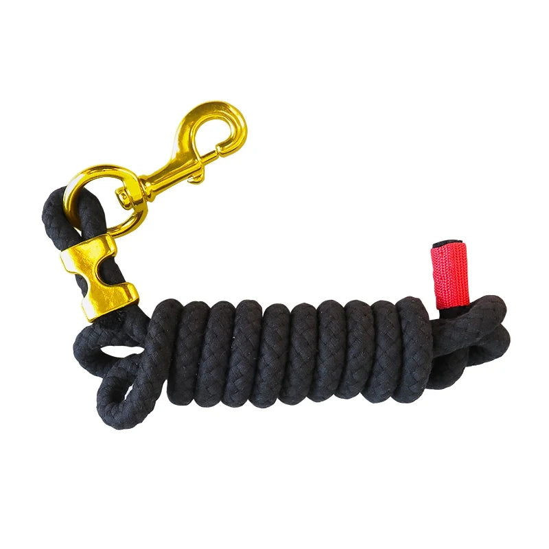 Horse Training Lead Rope 14MM to 15MM With Brass Snap Hook